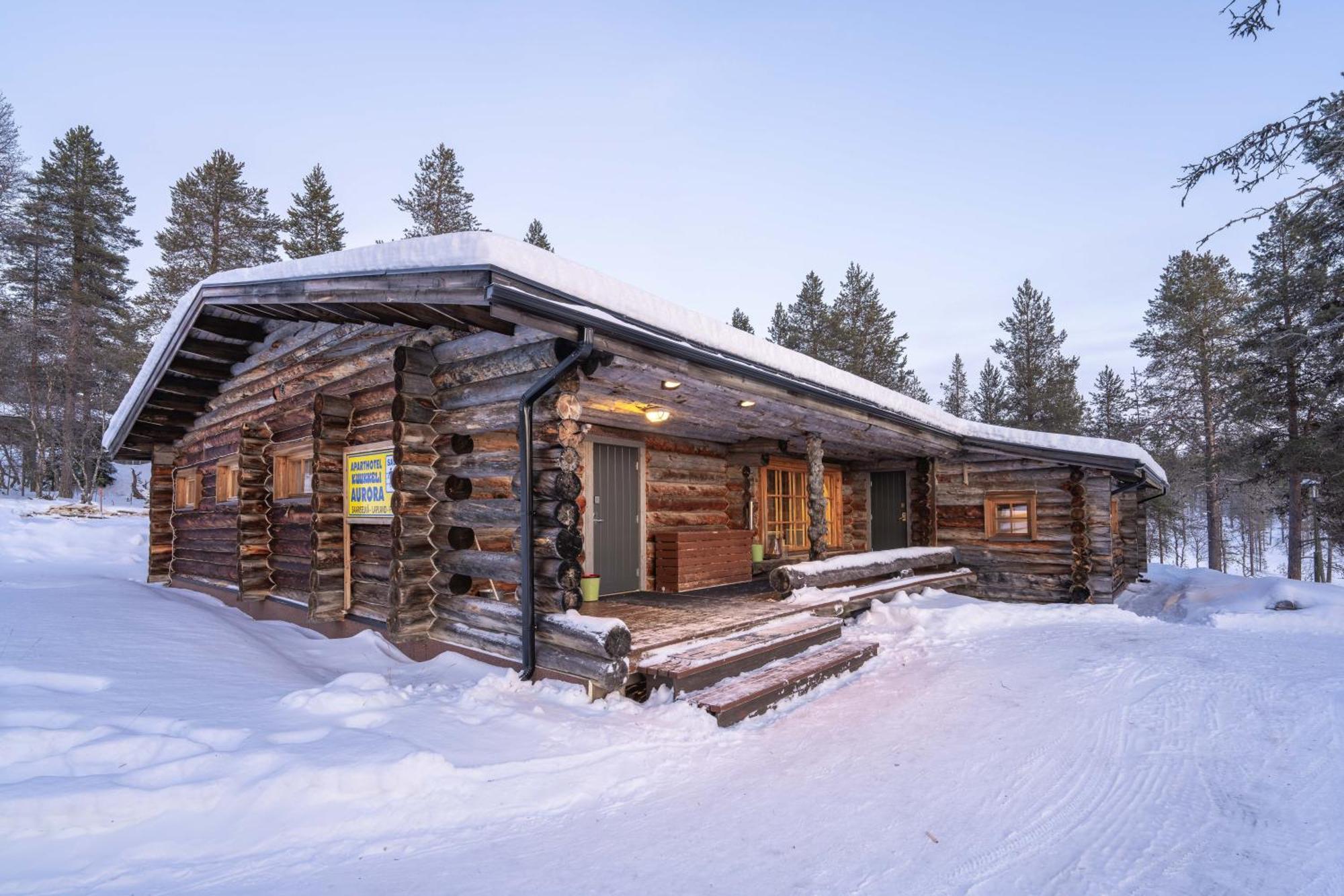 Kuukkeli Log Houses Aurora Resort Saariselka Exterior photo